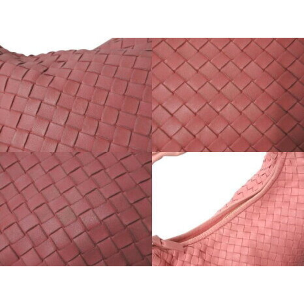 Bottega Veneta Intrecciato Hobo Hobo Shoulder Bag Pink Leather - Picture 7 of 8
